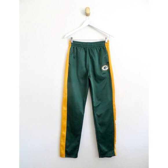 NEW! NFL Green Bay Packers Sweat Pants Green Youth SZ 18 - Picture 1 of 5
